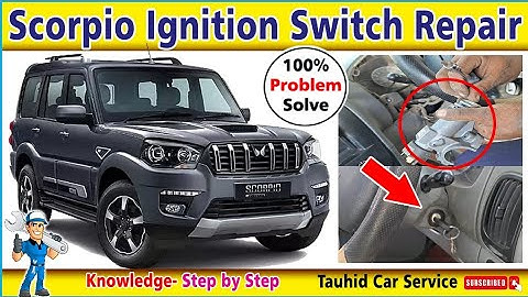 Scorpio ignition switch repairing, #scorpio#repairing #mahindrascorpio#ignition#MahindraanaMahindra