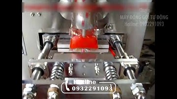 Máy đóng gói nước tương, nước chấm tự động