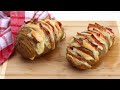 Patatas Hasselback - Patatas asadas con BACON y QUESO