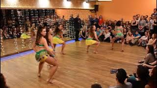 Samba lambada ladies show in Stolarna