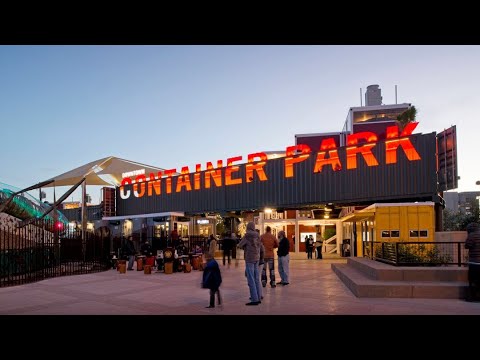 Wideo: Śródmieście Container Park Las Vegas