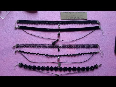 Hướng dẫn làm vòng Choker sành điệu / How to make Choker Necklaces | Foci