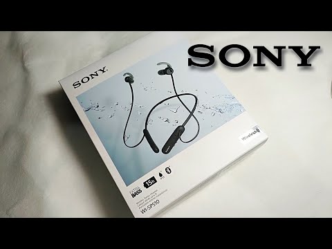 Unboxing (desembalando) Sony WI-SP510