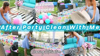 AFTER PARTY CLEAN WITH ME || CLEANING MOTIVATION