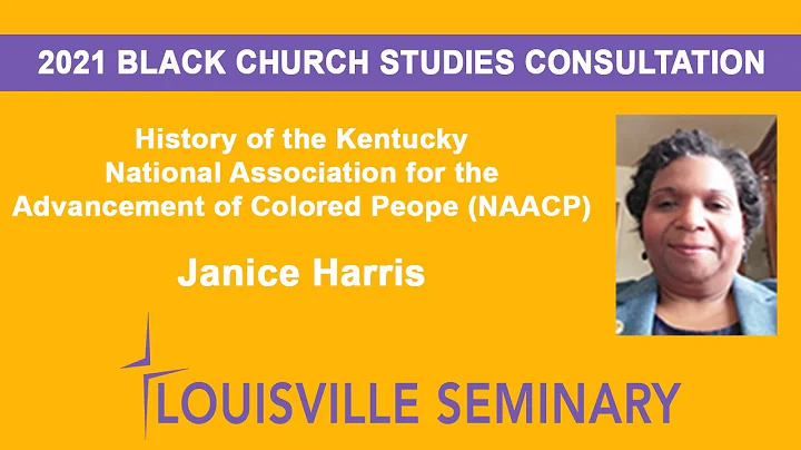 History of the Kentucky NAACP   Janice Harris