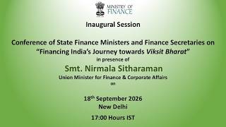 Inaugural Session of Financing India’s Journey towards Viksit Bharat