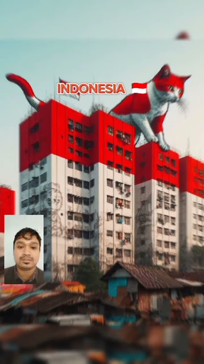 kucing di atas gedung #shorts