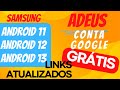 De grtis como remover conta google android 11 12 13 qualquer binrio link atualizadissimo