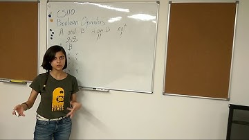 Boolean Operators - CS110 Intro to CS, AUA