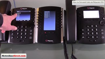 How to Forward Calls on Polycom VVX IP Phone
