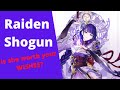 Raiden Shogun! Is she worth it? Playstyle, Build, Teams | Worth your Wishes? [Genshin Impact]