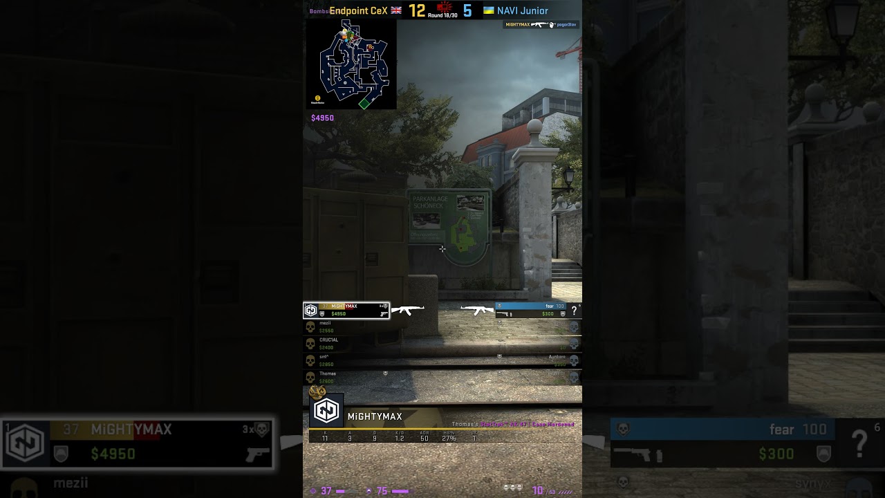 MiGHTYMAX 1 vs 4. Overpass. Endpoint vs. NAVI Junior at LOOT.BET Season 9