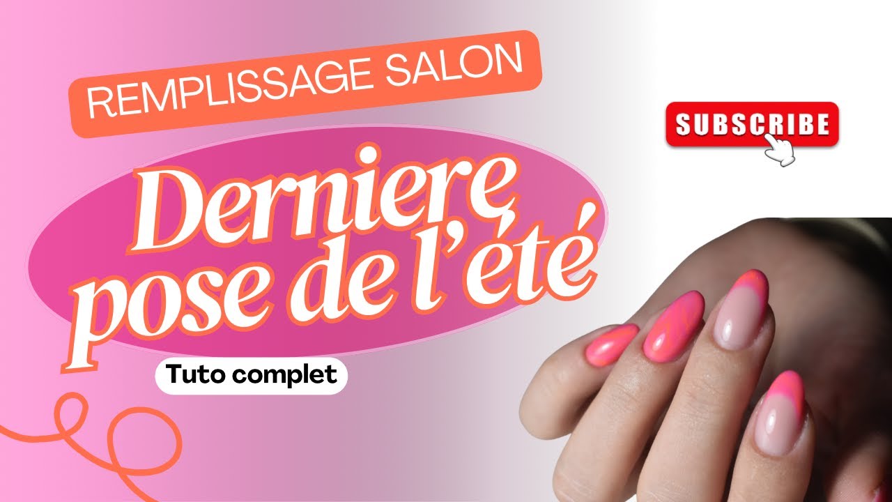 TUTO COMPLET pose de l'été : Construction + Effet marbré.