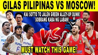 GILAS PILIPINAS vs MOSCOW! Kai Sotto to Jalen Green Shocking Alley-op Dunk! Simulation