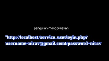 Tugas Teknologi Web Service (Login Service In PHP And MySQL For Android Applications)Pertemuan 9