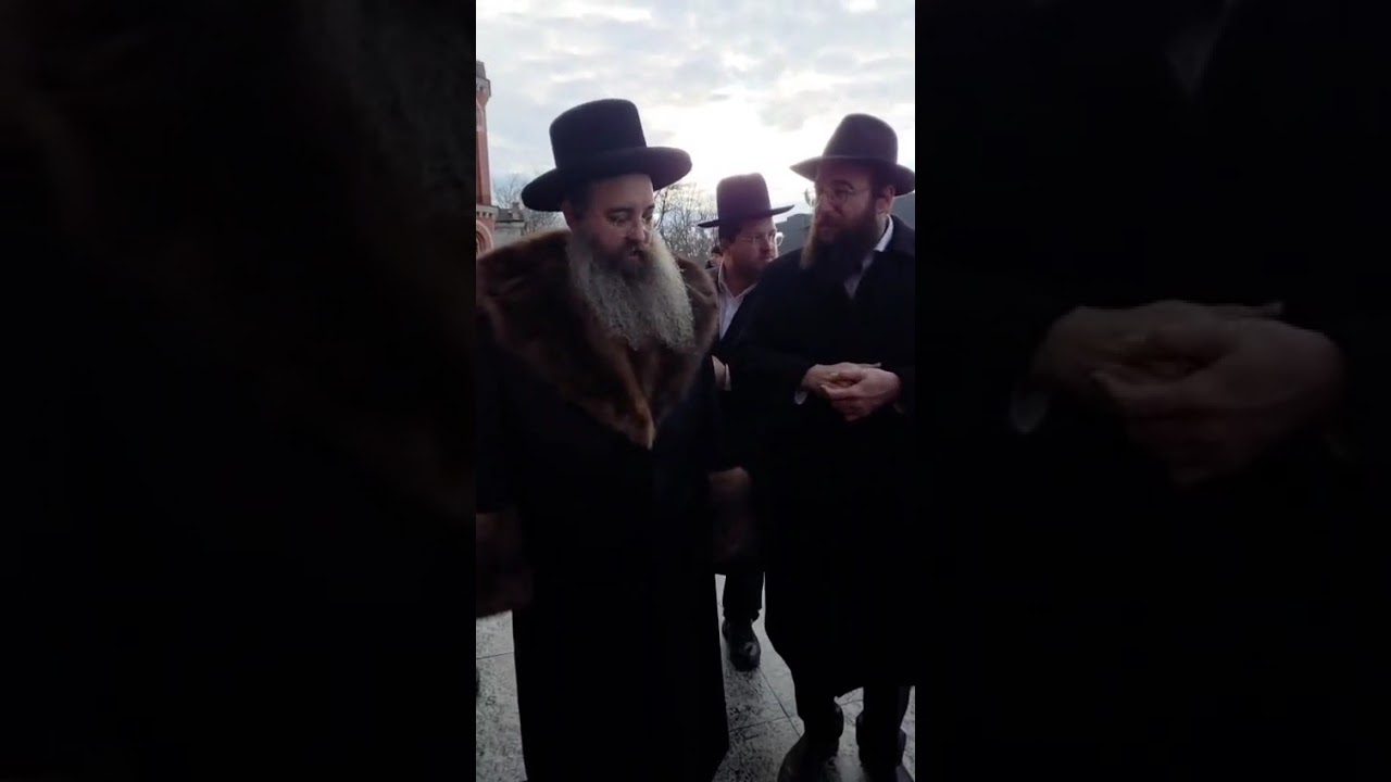 Sadigura Yerushalayim Rebbe Discusses Antisemitism After The Arson Attack in Sadigura
