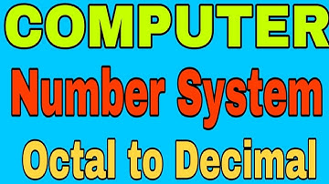 Number System Day 3 - Octal To Decimal Conversion || Class XI COMPUTER APPLICATION WBCHSE Chapter 2