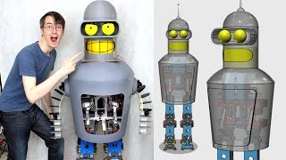 Thumbnail for Futurama Bender #2 | Building the Body & Arms | James Bruton