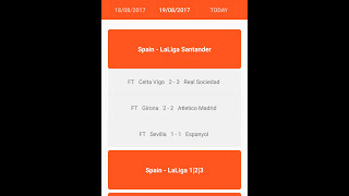 Find La Liga Football Scores on Android screenshot 2