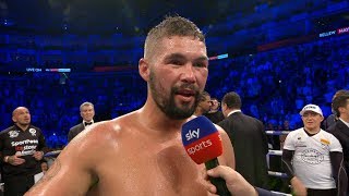POST FIGHT: Tony Bellew and David Haye after 5th round stoppage!