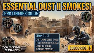 ALL DUST 2 Smokes You NEED To Know in CS2 | 4:3