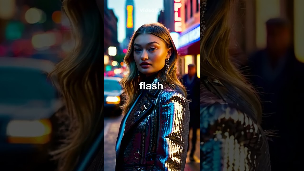 Behind the scenes with Hadid at a glamorous event!