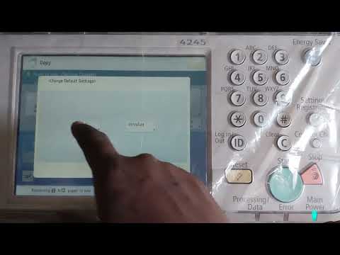 canon ir advance 4235 default setting, fist tray A4 default setting,second tray default settings