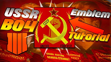 COD BO4 Hammer & Sickle Emblem tutorial