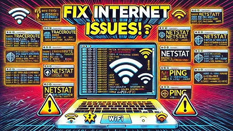 Must-Know Network Commands! Easily Check & Fix Your Internet 🔥 (Traceroute, Netstat, Ping & More)