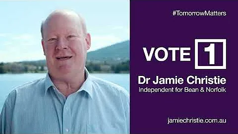 VOTE 1 For Dr Jamie Christie