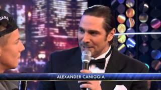 Showmatch 2012 - Matías Alé hizo sonreír a Alexander Caniggia