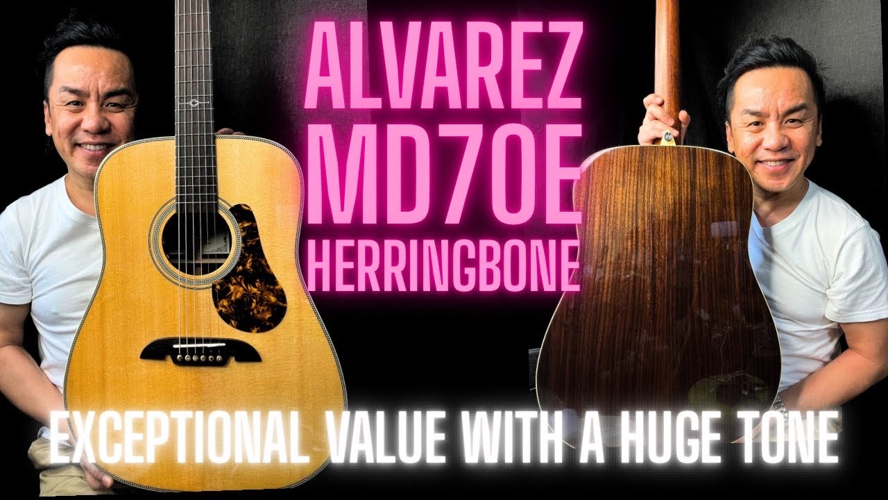 Новая модель Alvarez MD70e Herringbone 2026 года от @luthermusicsg