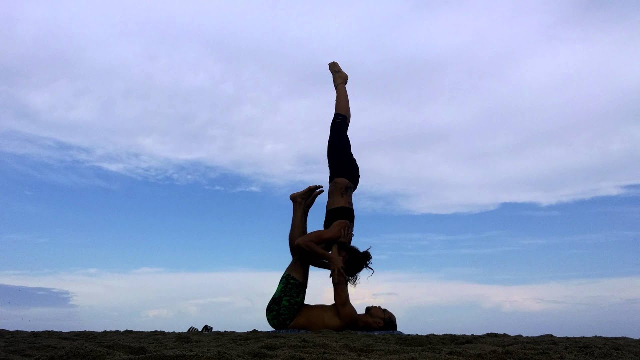 Nunchucks & Catherines Wheel. AcroYoga WM.