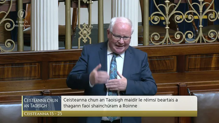 Deputy Brendan Smith- speech from 13 May 2025 Taoiseach's Questions