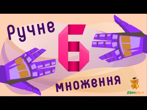 Множення на пальцях.