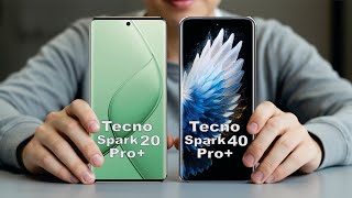 Tecno Spark 20 Pro  vs Spark 40 Pro  – Real Evolution or Just a New Number? 🔄📱