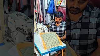 Car Seat Cover Diamond Stitching Process | Premium Quilt Design 🔥 Satisfying Sewing