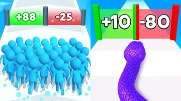 Count Master VS Snake Run Race Max All Levels Gameplay Android,iOS NEW UPDATE