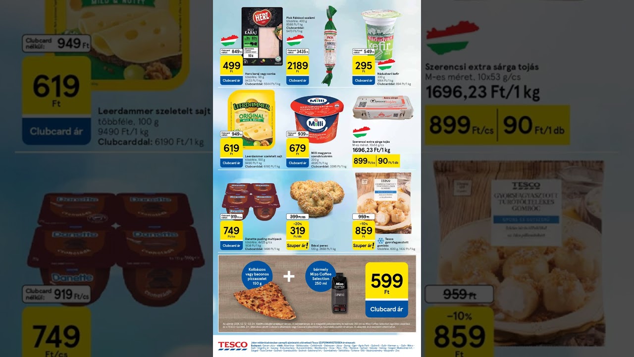 Tesco szupermarket akciós újság 2026 - 8. hét (02.19-02.25.)