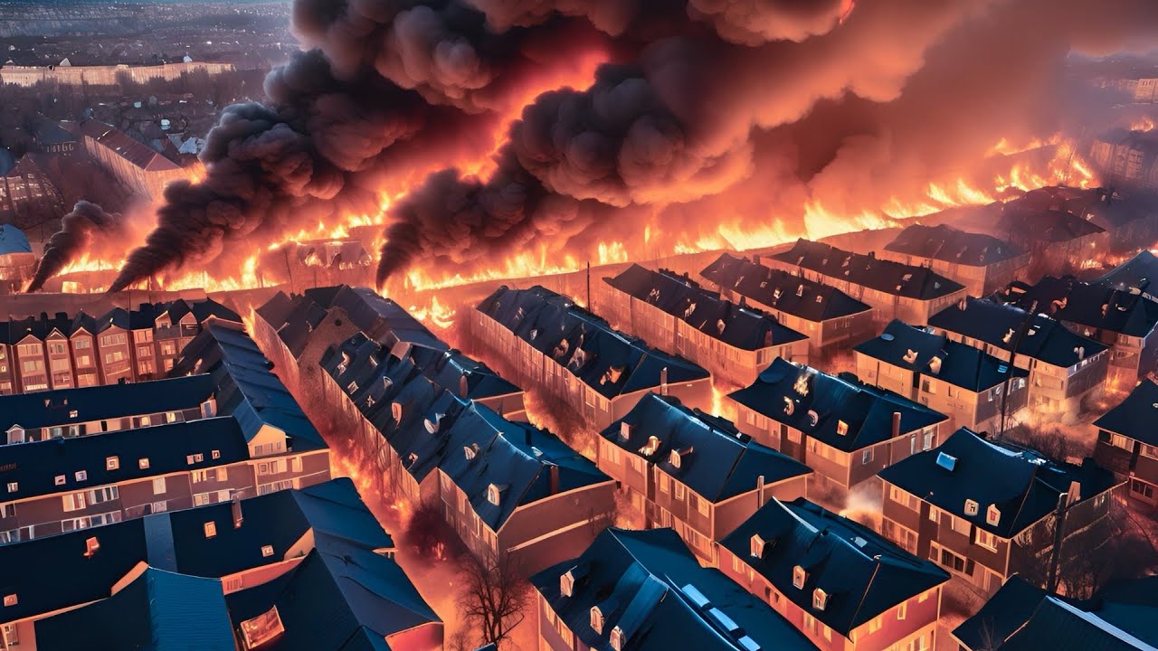 900 раненых в масштабном пожаре в Китае | 12 зданий сгорело