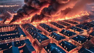 900 Injured in Massive China Fire 12 Buildings Burned