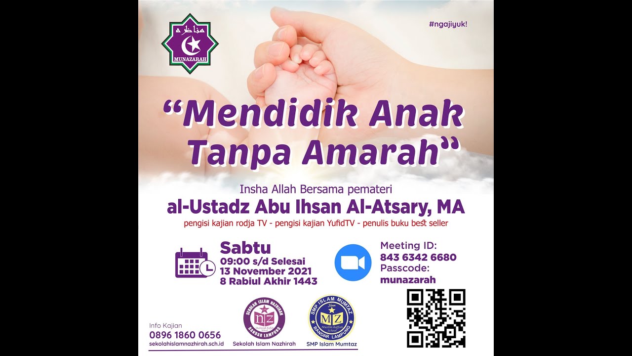 Mendidik Anak Tanpa Amarah - Al Ustadz Abu Ihsan Al Atsary M. A.
