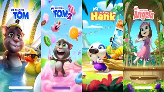 My Talking Angela Vs My Talking Tom My Talking Tom 2 Vs My Talking Hank Android Gameplay 2021
