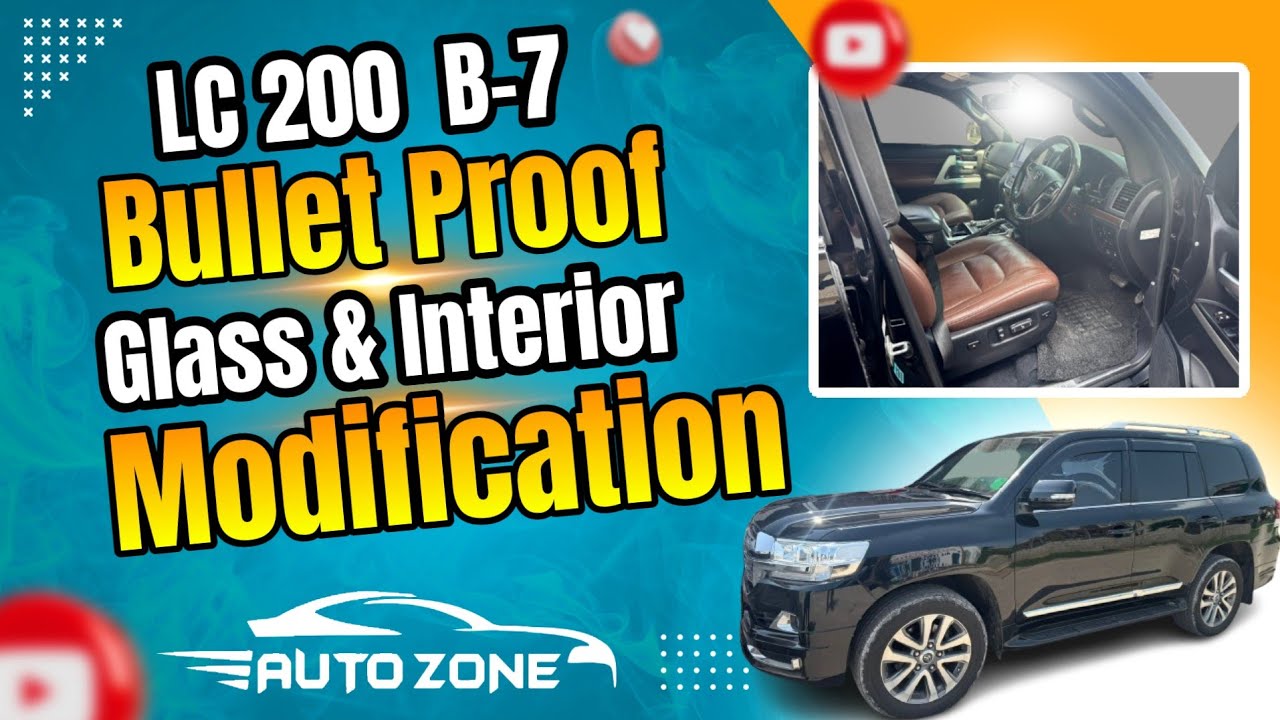 LC200 with B7 Bulletproof Glass & Luxury Interior | Ultimate Armored SUV Upgrade!