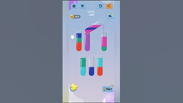 Water Color Sort Level 206🌊🤯💫#trendingshorts  #youtubeshorts