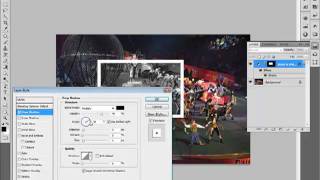 Color Image with Black and White Frame.mp4 screenshot 4