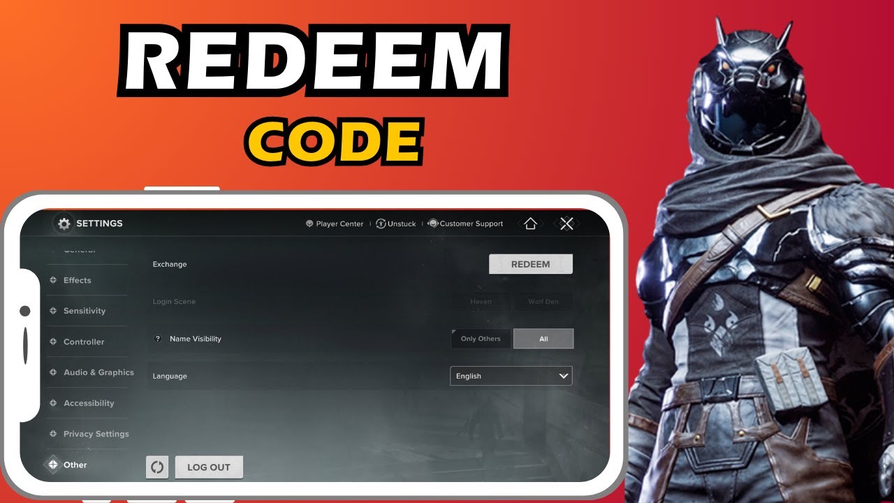 Destiny Rising How to Redeem code