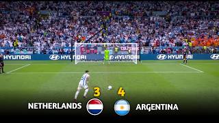 'Argentina vs Netherlands 2022 Penalty Shootout 😱 Messi vs Oranje DRAMA! (Full Penalties)'