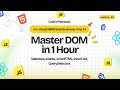 🔴 LIVE: JavaScript DOM Manipulation Explained 🔥 | Full Beginner to Advanced DOM Tutorial (2025)