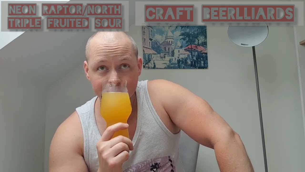 Neon Raptor/North Brewing - Triple Fruited Raptor - Fruited Sour - 4.5% ABV